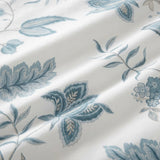 Samira Floral Teal Polycotton Duvet Cover Set 4