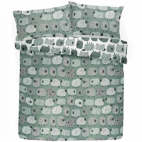 Dotty Sheep Polycotton Duvet Cover Set 2
