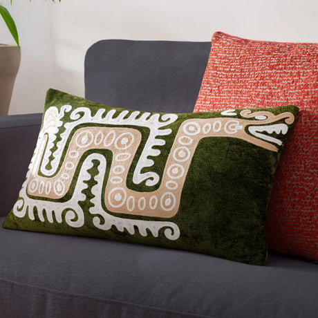 Dynasty 100% Cotton Verdie Cushion Cover or Filled Cushion - additional product view 1