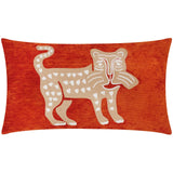 Dynasty 100% Cotton Rust Orange Cushion Cover or Filled Cushion - additional product view 2