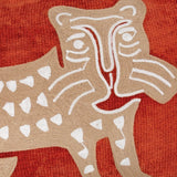 Dynasty 100% Cotton Rust Orange Cushion Cover or Filled Cushion - additional product view 5