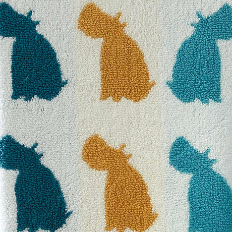 Hippo Jacquard Towel by Fusion