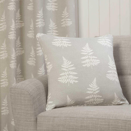 Esher Fern Cushion Cover 18" x 18" - Silver