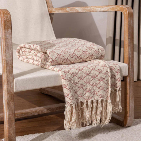 Saku Cotton Throw Blanket 130cm x 170cm by Yard