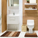 Halo Non-Slip Bath Mat & Pedestal Bathroom Set by Emma Barclay