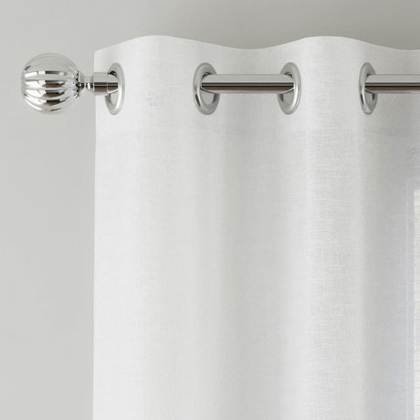 Crete Eyelet Voile Curtain Panel by Enhanced Living