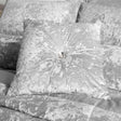 Catherine Lansfield Diamante Filled Cushion 45cm x 45cm - Silver