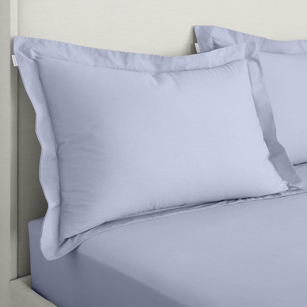200TC Cotton Percale Oxford Pillowcases Lavender