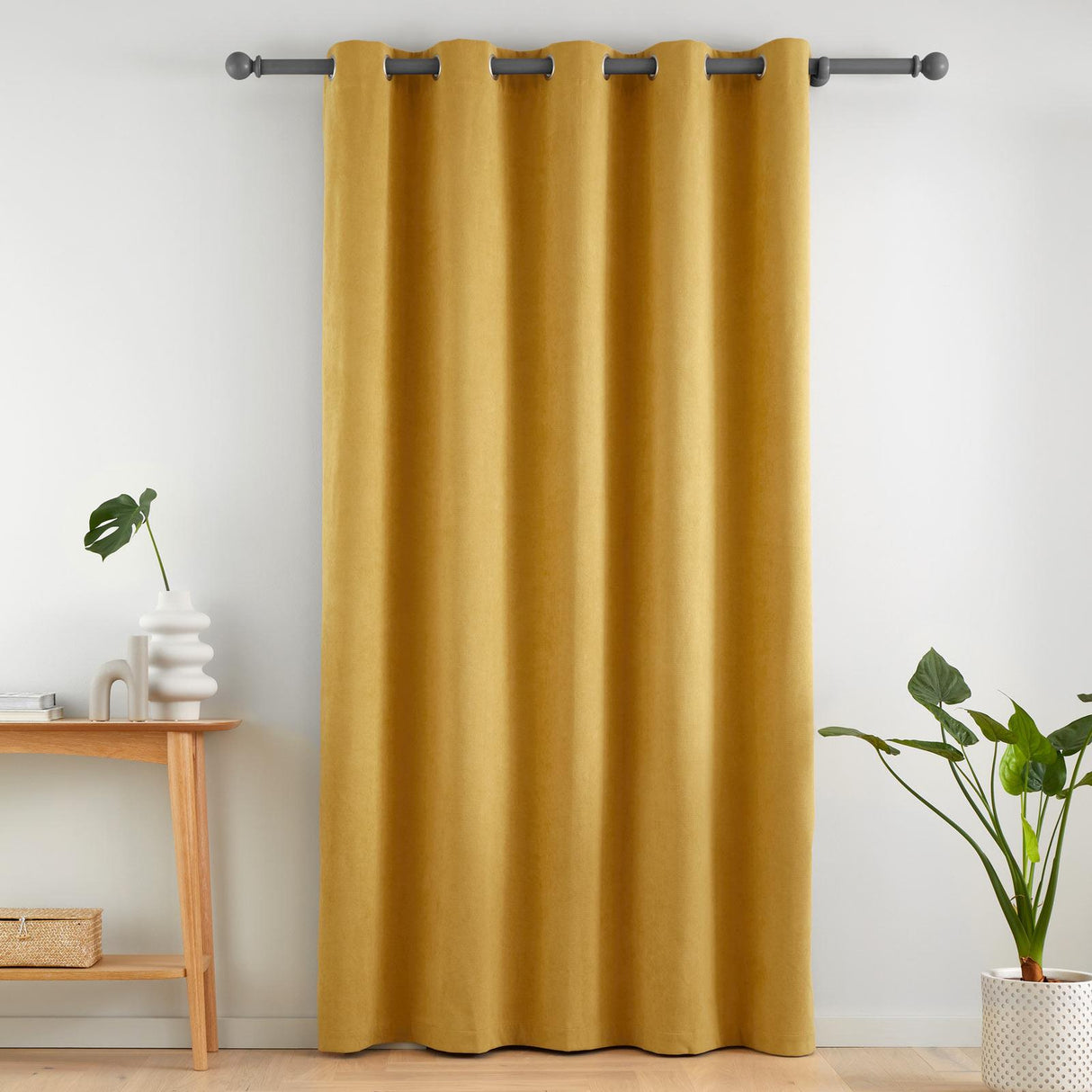 Wilson Velvet Blackout Thermal Door Curtain Panel by Catherine Lansfield