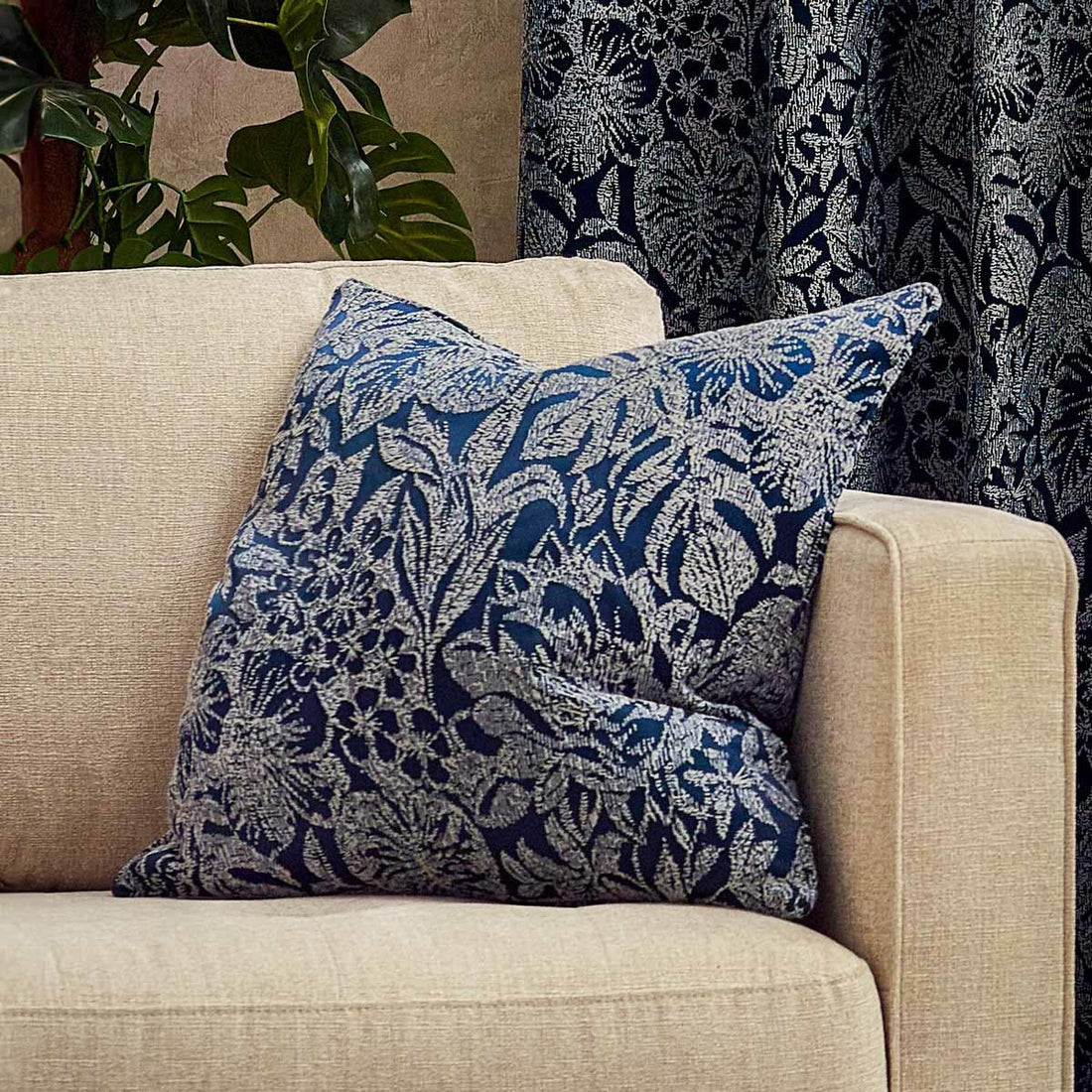 Bali Midnight Cushion Cover 50cm x 50cm