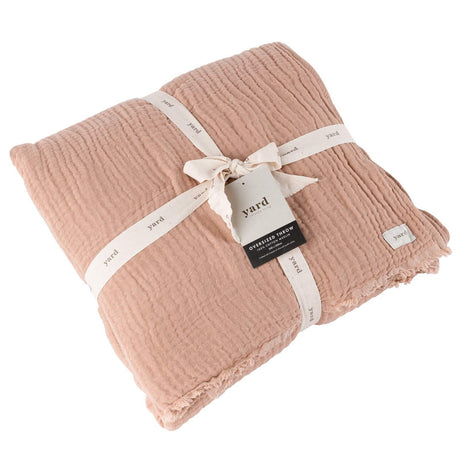 Lark Muslin Cotton Throw Blanket by Yard