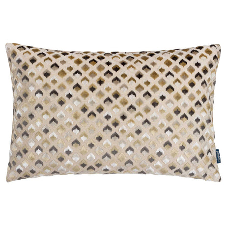 Lexington Jacquard Velvet Cushion Cover 16" x 24" (40x60cm) by Paoletti