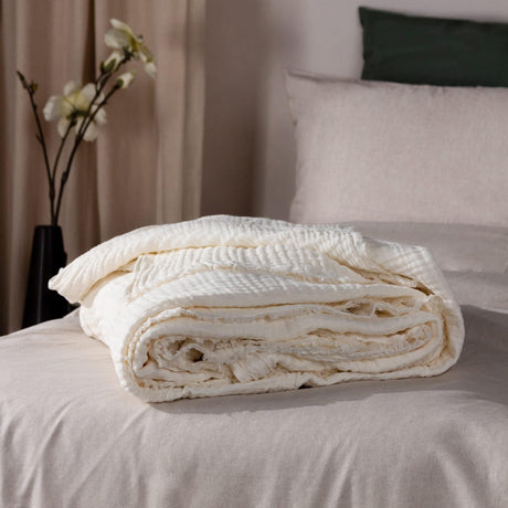 Lark Muslin Cotton Throw Blanket by Yard 56
