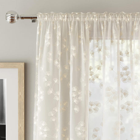 Delilah Voile Curtain Panel by Enhanced Living