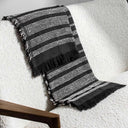 Jour Woven Fringed Throw Blanket 130cm x 180cm by furn.