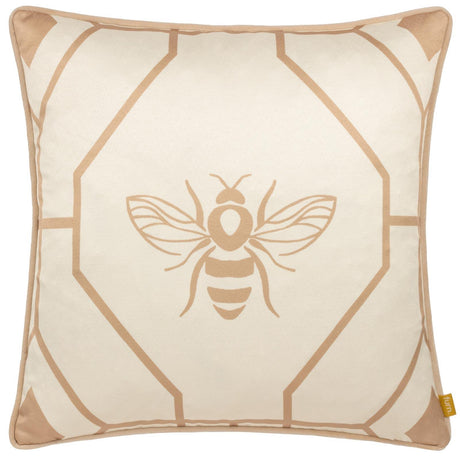 Bee Deco Geometric Cushion Cover 17" x 17" (43cm x 43cm) by furn.