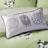 Dotty Sheep Filled Cushion 12" x 20" (30cm x 50cm) by Fusion