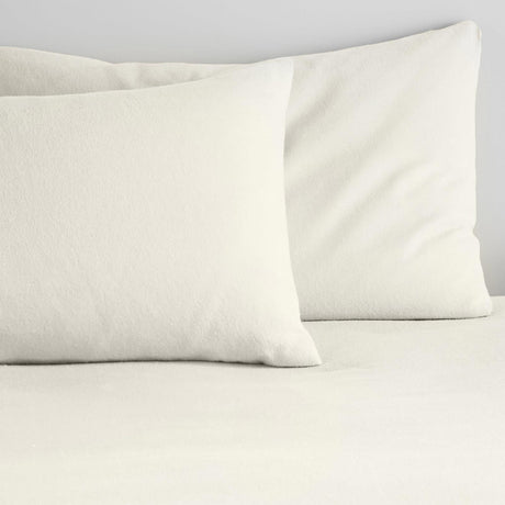 Brushed Flannelette Bedding Pillowcase Pair by Fusion Snug