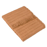 Hazie Woven Fringed Throw Blanket 130cm x 180cm by furn.
