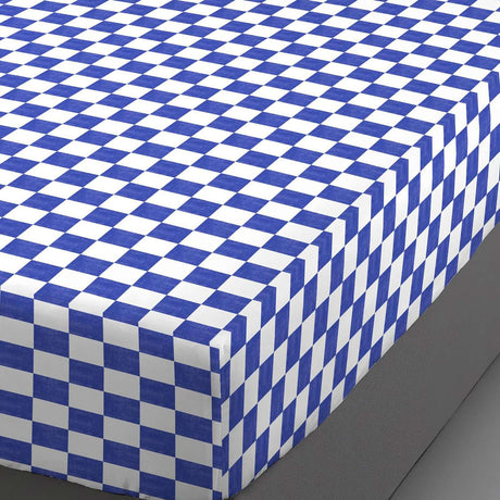 Beckett Stripe Fitted Sheet 25cm Deep by Bedlam