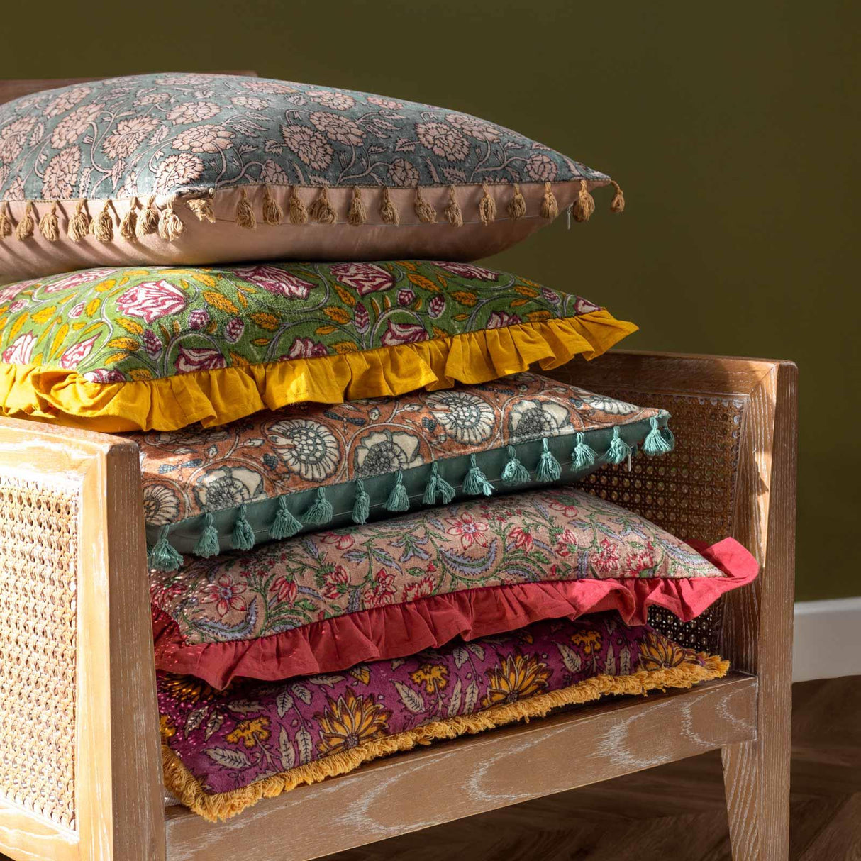 Salisa Cushion Cover 20" x 20" (50cm x 50cm) by Paoletti