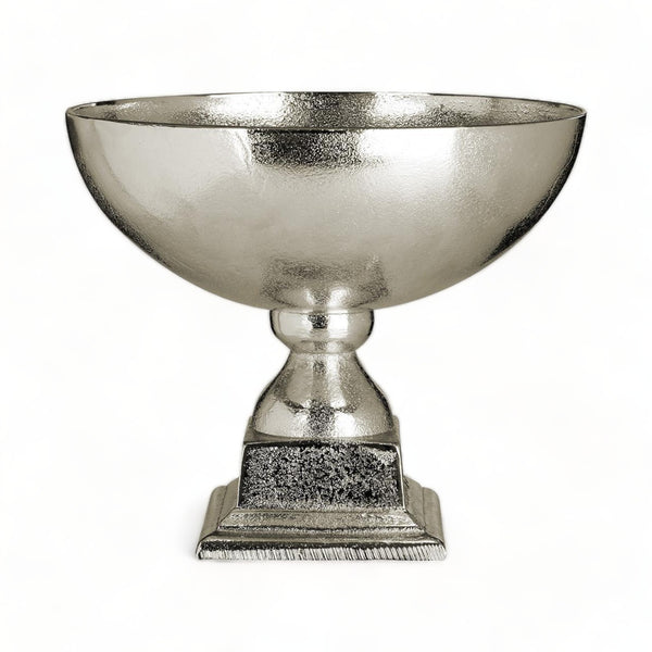 Handcrafted Nickel Chalice Shaped Bowl