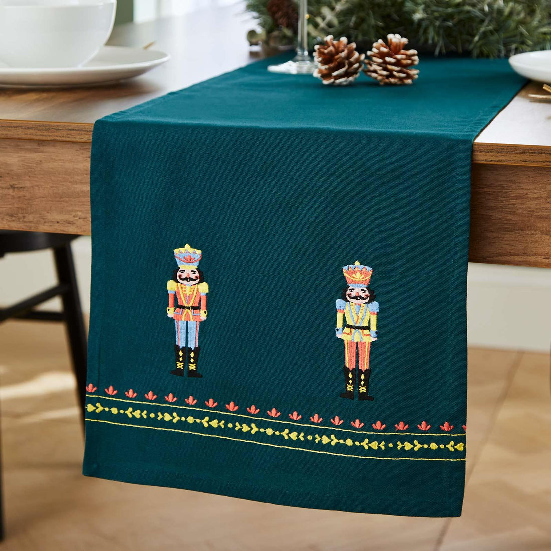 Catherine Lansfield Nutcracker Christmas Table Runner