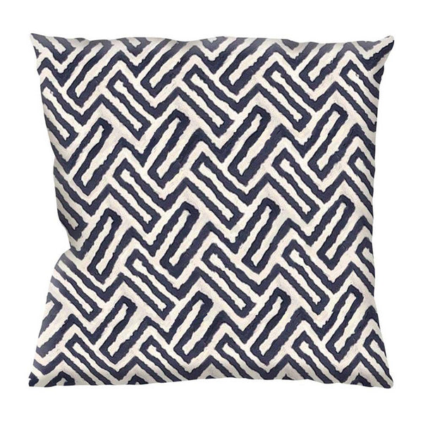 Large Blue Outdoor Cushion Cover