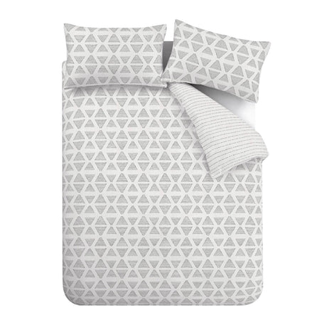 Tufted Print Duvet Cover Set