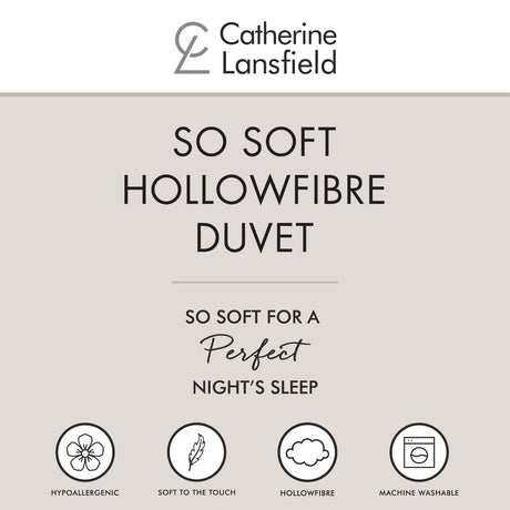 So Soft Hollowfibre 4.5 Tog Duvet by Catherine Lansfield