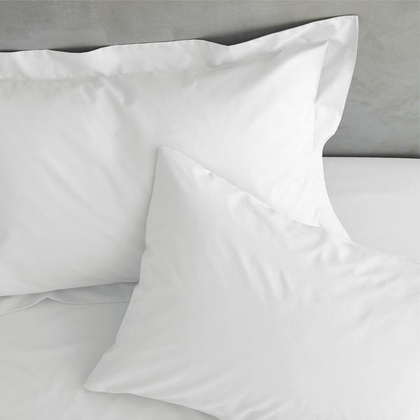 Easy Iron Percale Oxford Pillowcase Pair White - Ideal