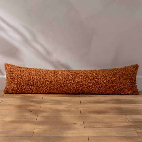 Cabu Textured Boucle Draught Excluder Ginger