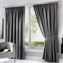 Dijon Blackout Tape Top Pencil Pleat Curtains by Fusion