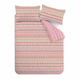 Brushed Cotton Flannelette Fairisle Duvet Cover Set by Catherine Lansfield