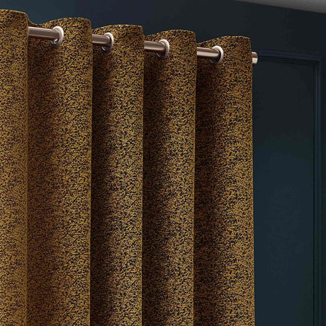 Galaxy Room Darkening Eyelet Curtains by Paoletti