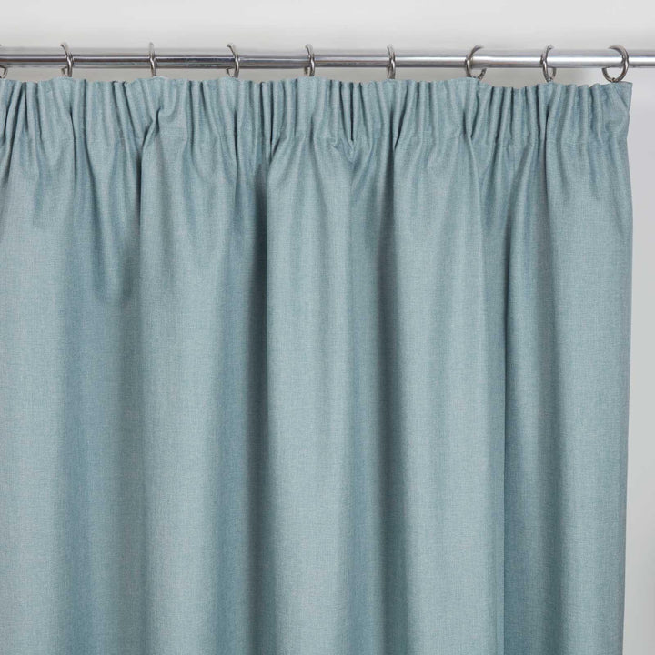 Eclipse Thermal Blackout Tape Top Curtains Duck Egg - Ideal