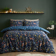 Catherine Lansfield Enchanted Twilight Animals Reversible Duvet Cover Set - Navy
