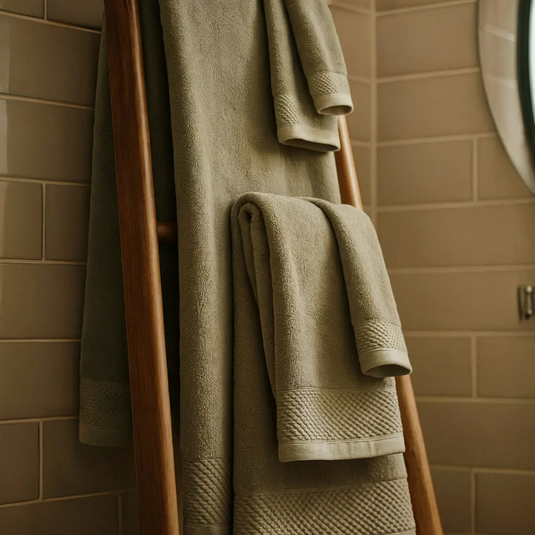 Eden 500gsm Olive 100% Cotton Towels