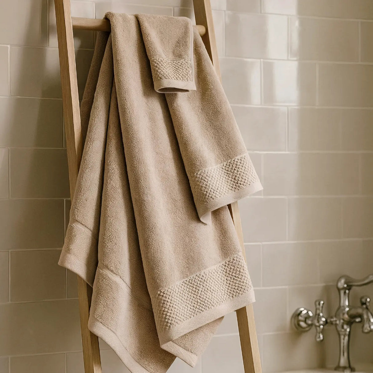 Eden 500gsm Cotton Towels - Mink