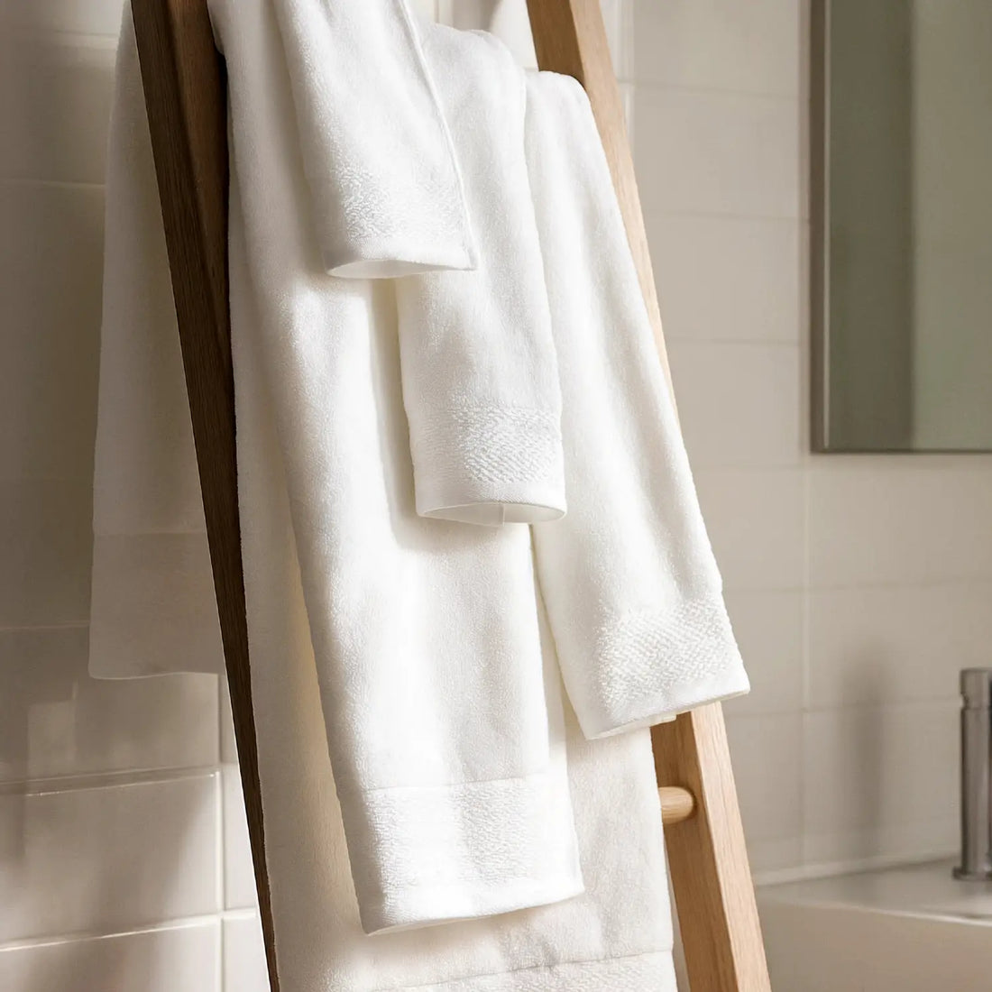 Eden 500gsm White 100% Cotton Towels