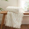 Carved Faux Fur Throw 150cm x 200cm by Bianca