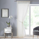 Windsor Macrame Voile Curtain Panel by Enhanced Living