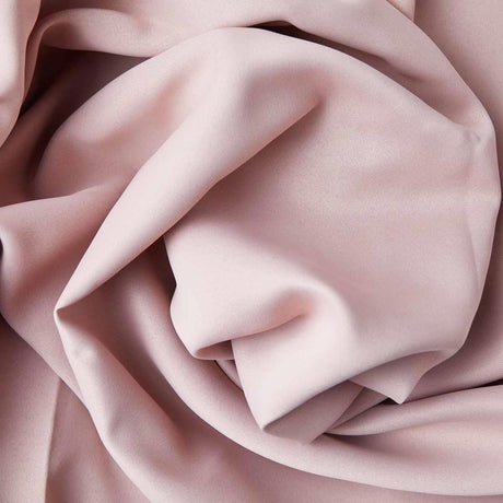 Cali Woven Thermal Blackout Pencil Pleat Curtains Blush Pink by Emma Barclay