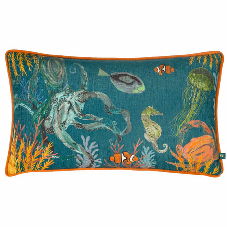 Abyss Under the Sea Cushion Cover Collection by Wylder Tropics