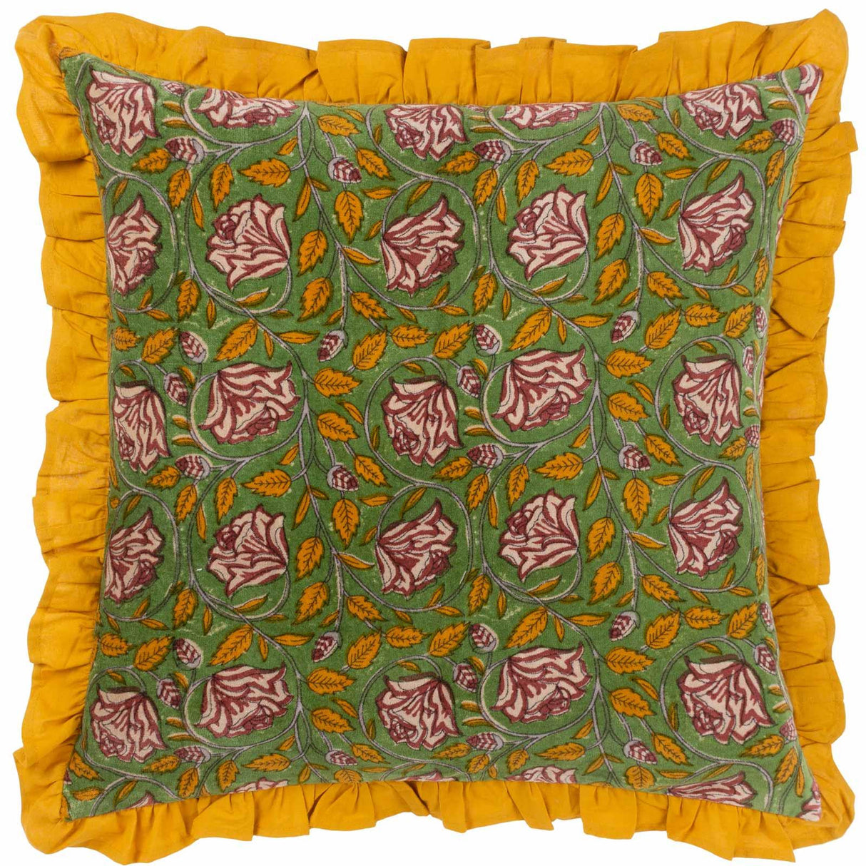 Howsden Floral Cushion Cover 20" x 20" (50cm x 50cm) by Paoletti