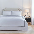 Elara Embroidered 100% Cotton Duvet Cover Set Black - image 2