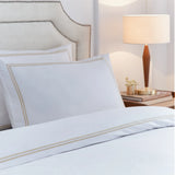 Elara Embroidered 100% Cotton Duvet Cover Set Champagne - image 3