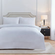 Elara Embroidered 100% Cotton Duvet Cover Set White - image 2