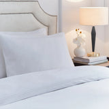 Elara Embroidered 100% Cotton Duvet Cover Set White - image 3