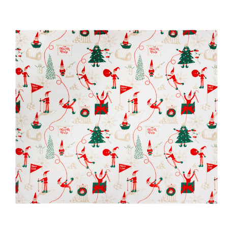 Elfie Printed Fleece Throw Cream/Mint 140 x 180cm - image 3